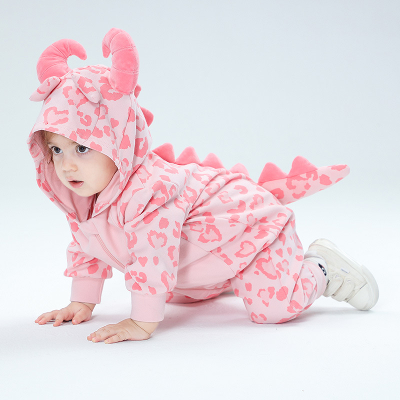 Cotton Baby Onesies Zipper - Bahar Kigurumis Bebek Kız Sevimli Giysiler