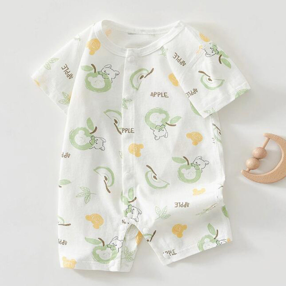 Newborn Baby Girl Romper Floral - Bebek Yazlık Kıyafetleri %100 Pamuk Yumuşak