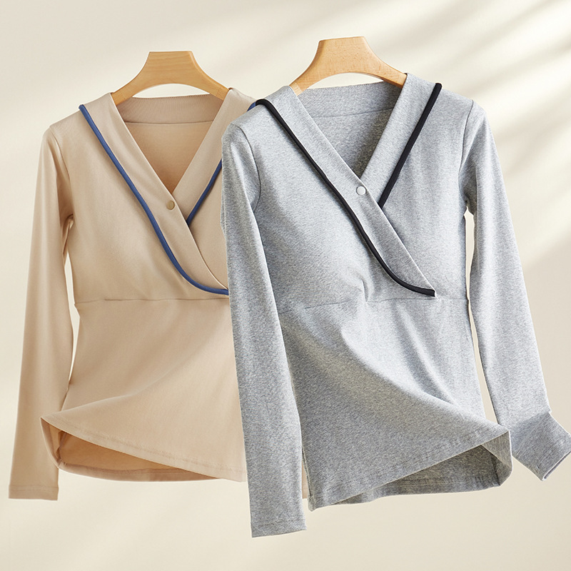 Maternity Wear - Hamilelik ve Emzirme Pijaması Saf Pamuk