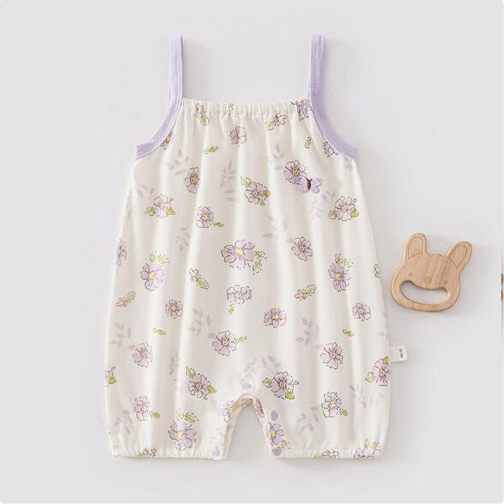 Bebek Kız Tulumu Kolsuz Çiçekl - Newborn Baby Girl Romper Floral incelemesi ve fiyatı
