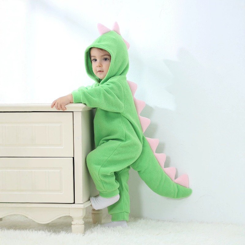 Yenidoğan Bebek Yeşil Dinozor  - Cotton Baby Onesies Zipper incelemesi ve fiyatı
