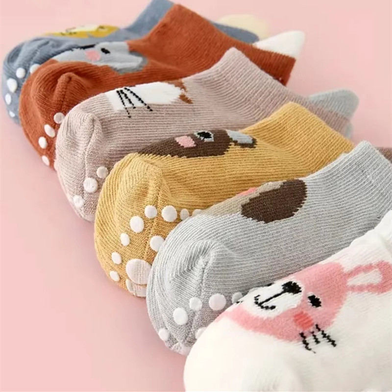 6 çift/grup Yenidoğan Bebek Ço - Unisex Baby Socks Non Slip incelemesi ve fiyatı