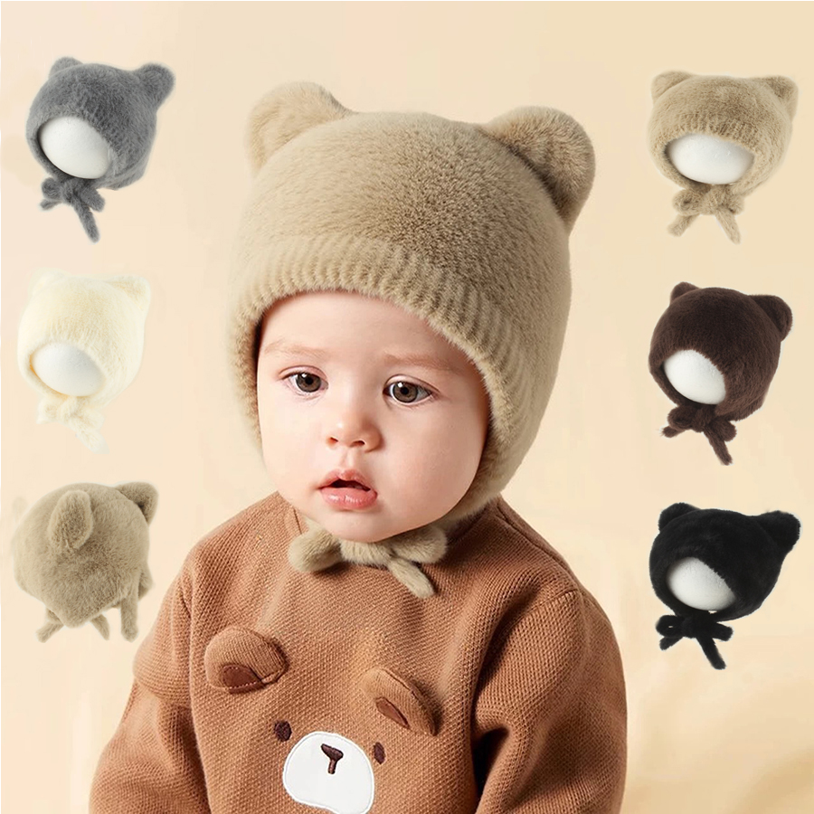Sevimli Karikatür Bebek Örgü Ş - Infant Beanie Hat With Ears incelemesi ve fiyatı