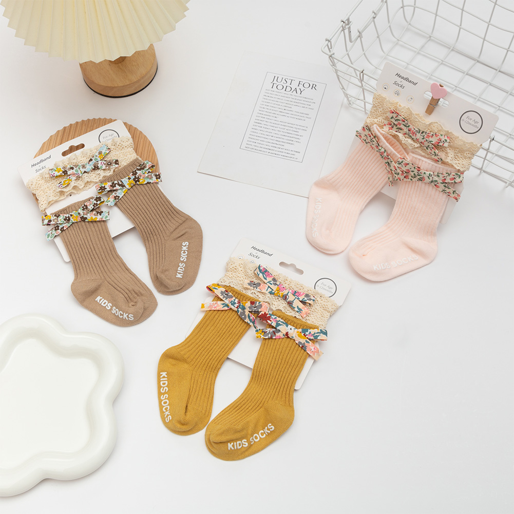 3 adet çiçek baskı yay bebek ç - Unisex Baby Socks Non Slip incelemesi ve fiyatı