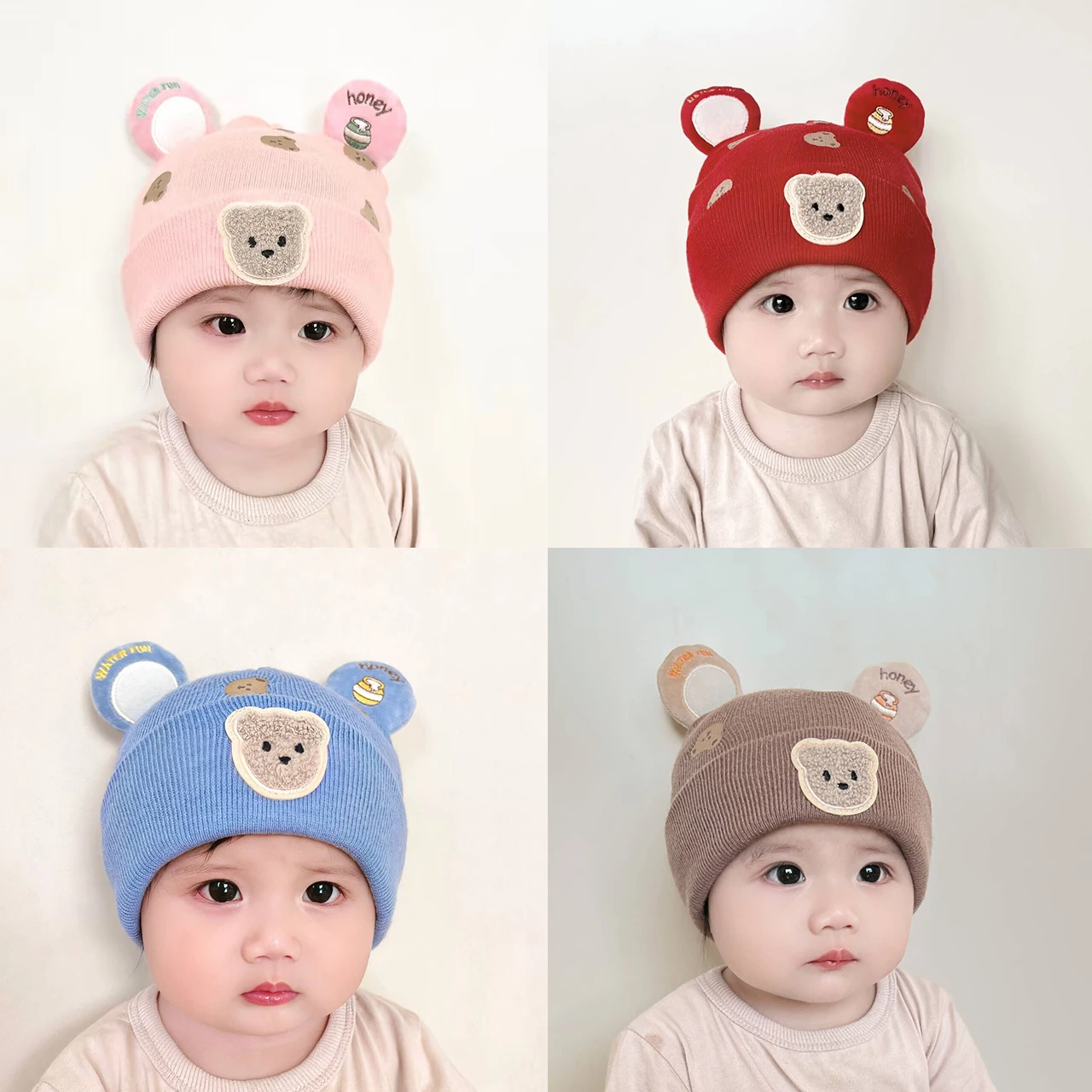 Kış Sıcak Bebek Bere Şapka Sev - Infant Beanie Hat With Ears incelemesi ve fiyatı
