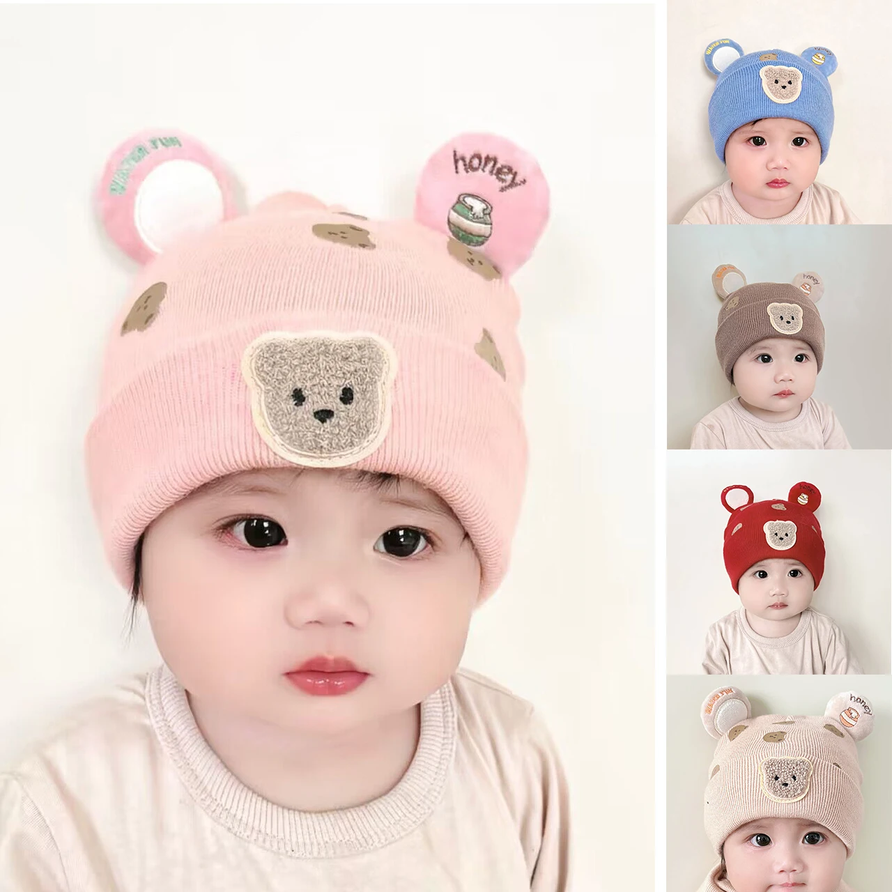 Kış Sıcak Bebek Bere Şapka Sev - Infant Beanie Hat With Ears incelemesi ve fiyatı
