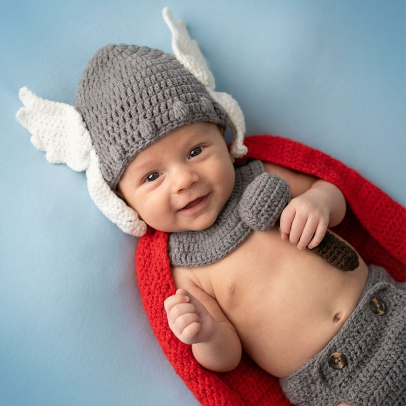Yenidoğan Fotoğraf Sahne Thor  - Infant Photography Props Outfit incelemesi ve fiyatı